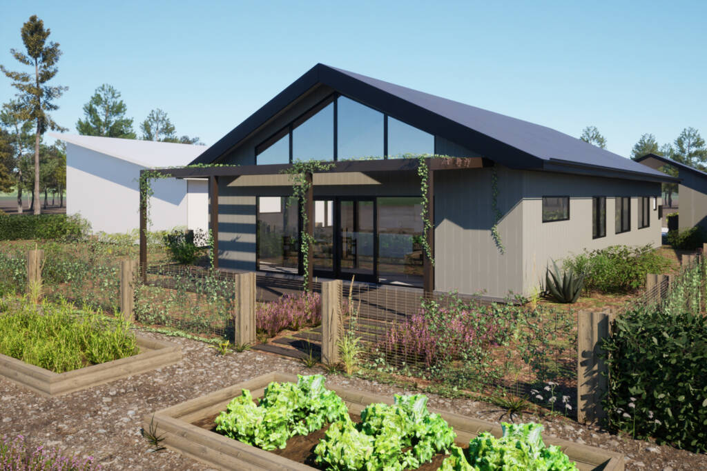 Energy efficient prefabricated house in Witchcliffe Ecovillage